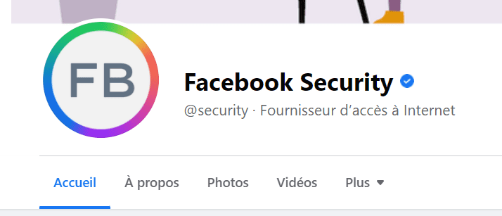 La page dédiée à la sécurité de Facebook